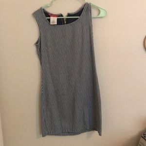 Vintage navy check jumper